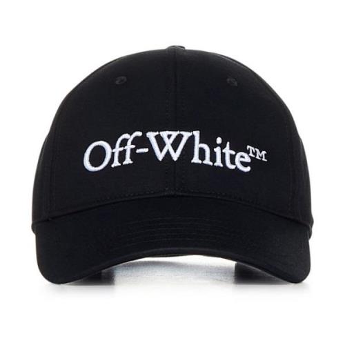 Off White Svarta Hattar - Stilfull Kollektion Black, Dam