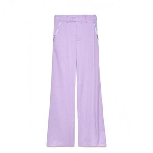 Gaëlle Paris Trousers Purple, Dam