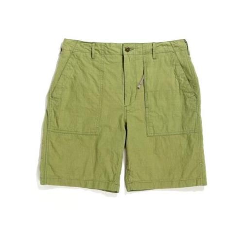 Engineered Garments Casual bomullsshorts för män Green, Herr