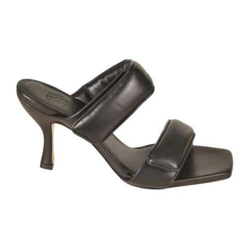 Gia Borghini Heeled Mules Black, Dam