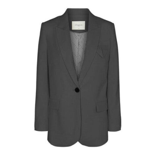 Copenhagen Muse Casual Grå Melet Blazer Gray, Dam