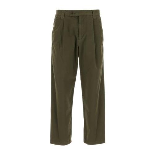 A.p.c. Cropped Trousers Green, Herr