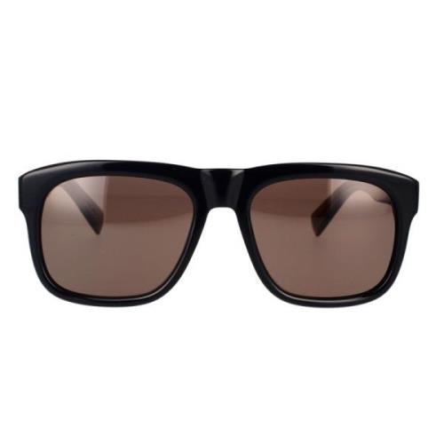 Saint Laurent Moderna Oversized Fyrkantiga Solglasögon SL 558 003 Blac...