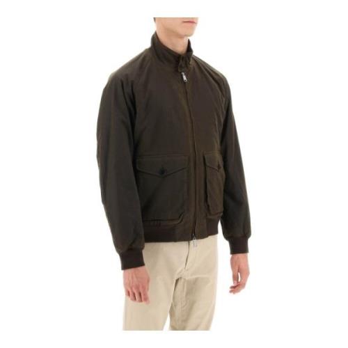 Baracuta Vaxad G9 Harrington Jacka med Teddy Foder Brown, Herr