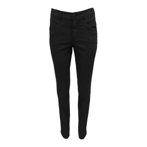 2-Biz Slim Fit Jeans Black, Dam