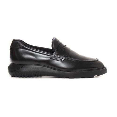 Hogan Stiliga Herr Loafers Skor Black, Herr