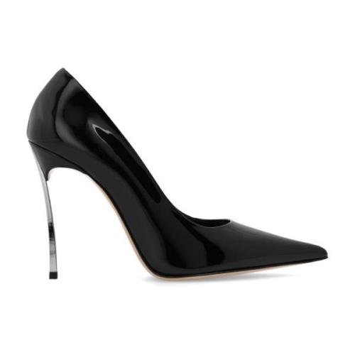 Casadei Super Blade blanka stiletto pumps Black, Dam