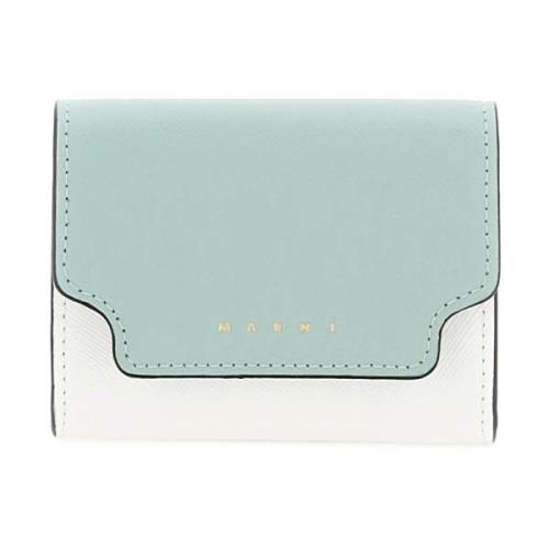 Marni Saffiano Lädermyntplånbok White, Dam