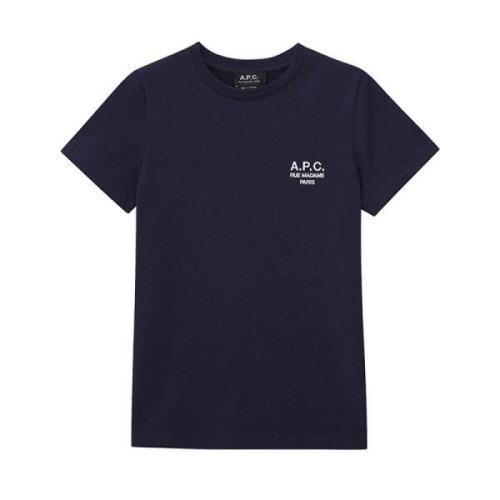 A.p.c. T-Shirts Blue, Dam