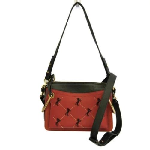 Chloé Pre-owned Pre-owned Läder axelremsvskor Red, Unisex