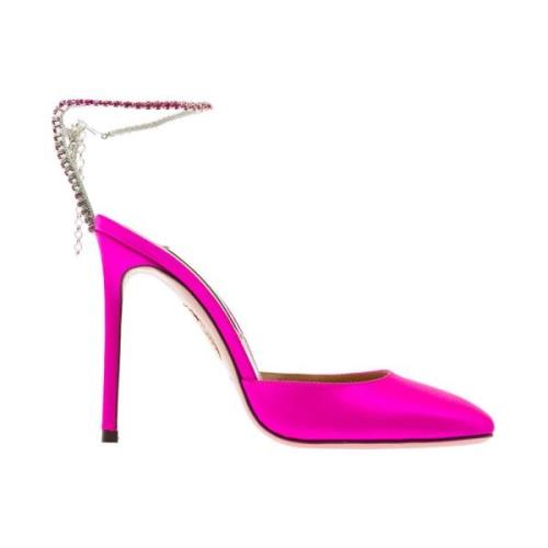 Aquazzura Fuchsia Pumps, Elegant Stil Pink, Dam