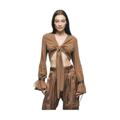 Gaëlle Paris Blouses Brown, Dam