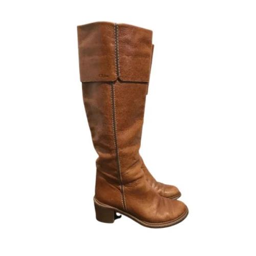 Chloé Pre-owned Pre-owned Stövlar Brown, Dam