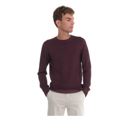 Gran Sasso Round-neck pullover Red, Herr