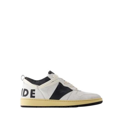 Rhude Rhecess Låga Sneakers - Läder - Vit/Svart White, Herr