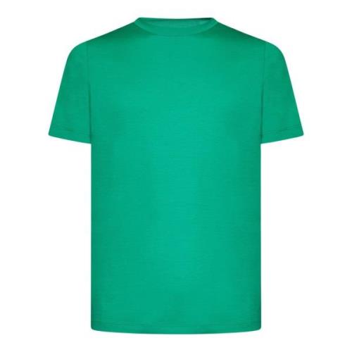 Malo Men s kläder T-shirts Polos Green Ss23 Green, Herr