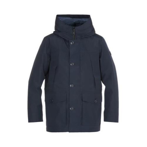 Woolrich Blå Storm Parka Blue, Herr