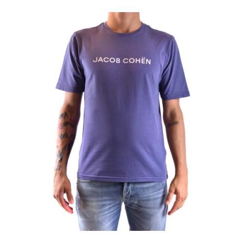Jacob Cohën T-Shirt, Klassisk Stil Purple, Herr