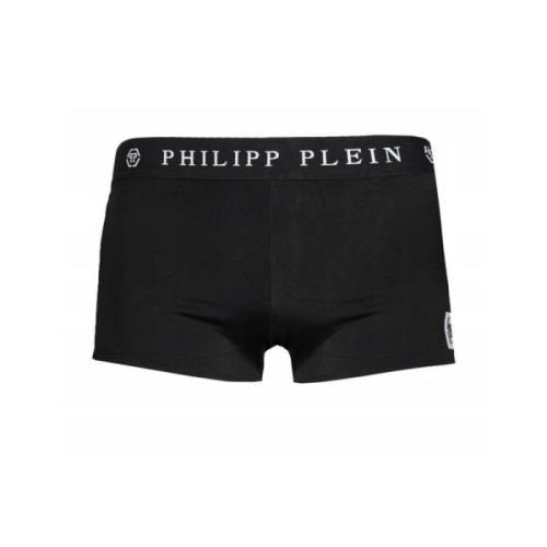 Philipp Plein Svart Polyamid Badkläder Black, Herr