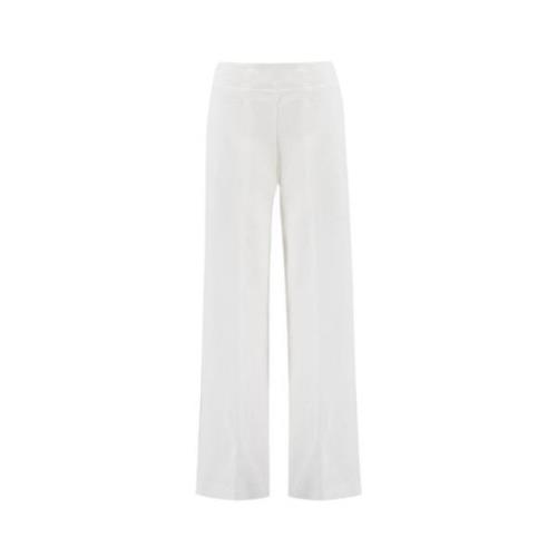 Ermanno Scervino Women Clothing Trousers Snow White/off White Ss23 Whi...