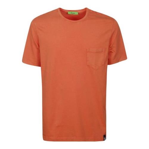 Drumohr T-Shirts Orange, Herr