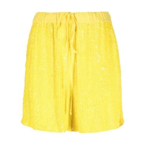P.a.r.o.s.h. Casual Shorts Yellow, Dam