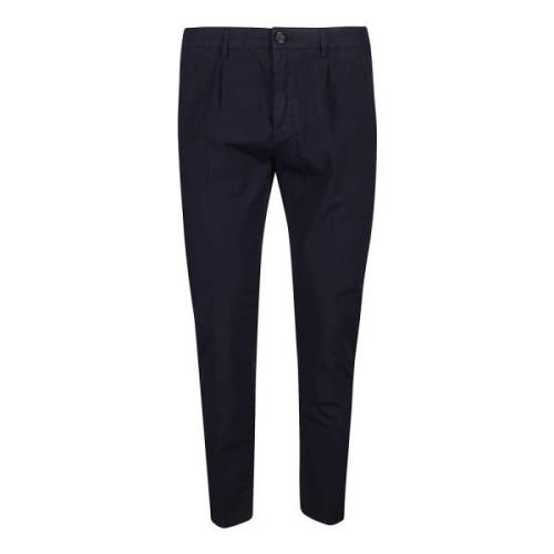 Department Five Marin Chinos med Prince Pences Design Blue, Herr