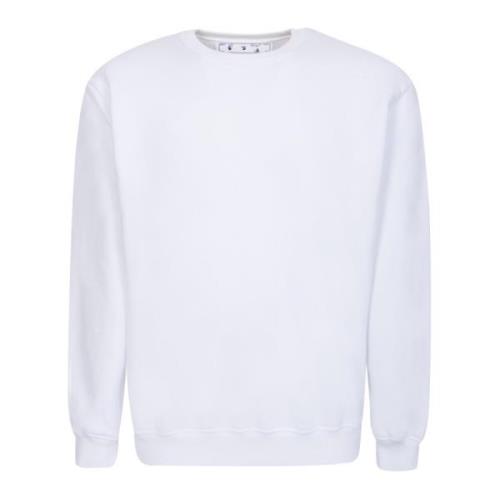 Off White Vit Crewneck Sweatshirt för Kvinnor White, Dam