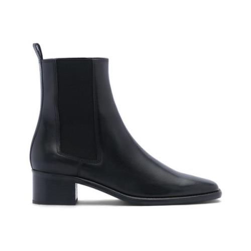 Lottusse Elastiska Chelsea Booties för Kvinnor Black, Dam