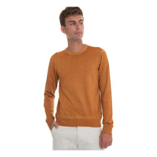 Gran Sasso Round-neck pullover Orange, Herr