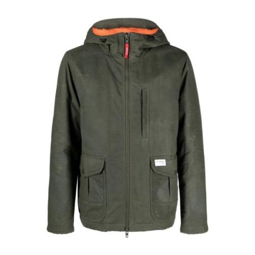 Fay Light Jackets Green, Herr