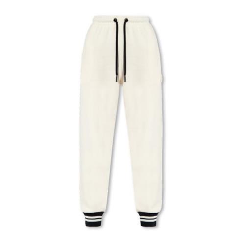 Moncler Sweatpants med logotyp Beige, Dam