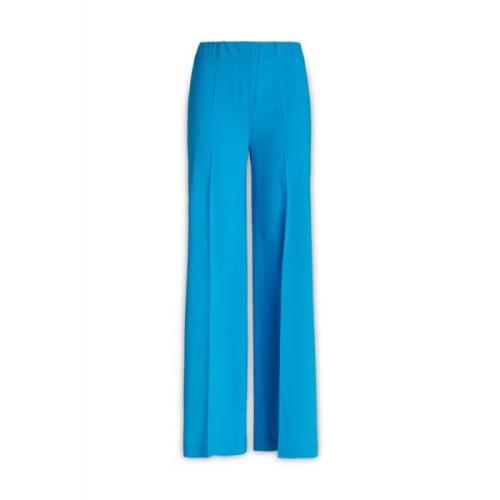 Jucca Wide Trousers Blue, Dam