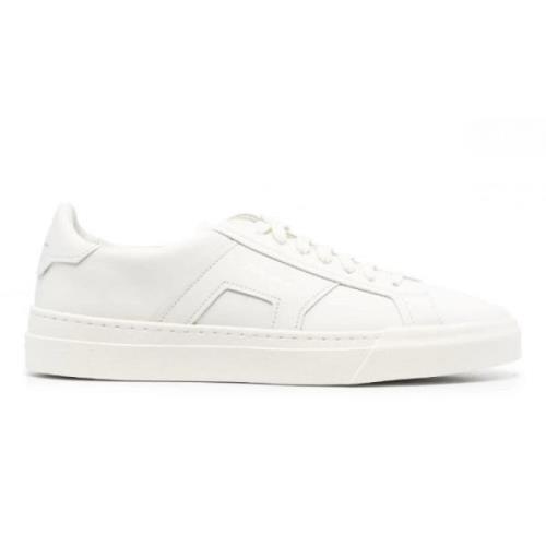 Santoni Ivory Vita Panel Sneakers White, Herr