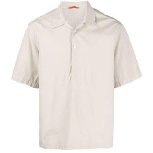 Barena Venezia Short Sleeve Shirts Beige, Herr