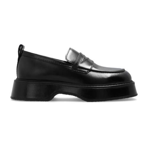 Ami Paris Läderloafers Black, Dam