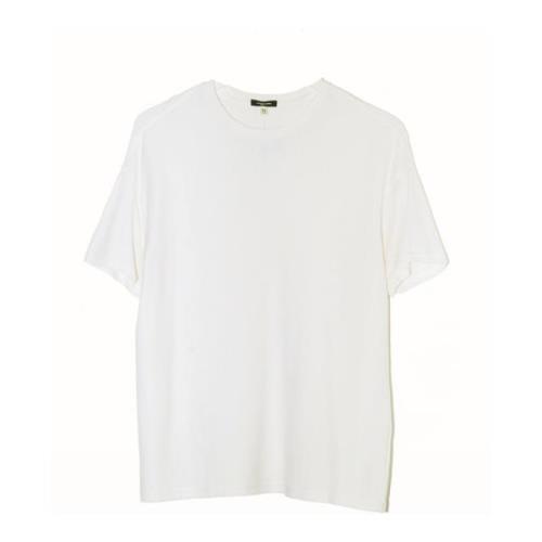 R13 Sömlös Boxy T-shirt White, Dam