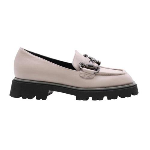 Laura Bellariva Stiliga Moccasin Loafers för Kvinnor Beige, Dam