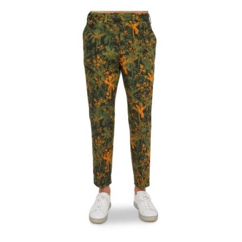 PT Torino Straight Trousers Green, Herr