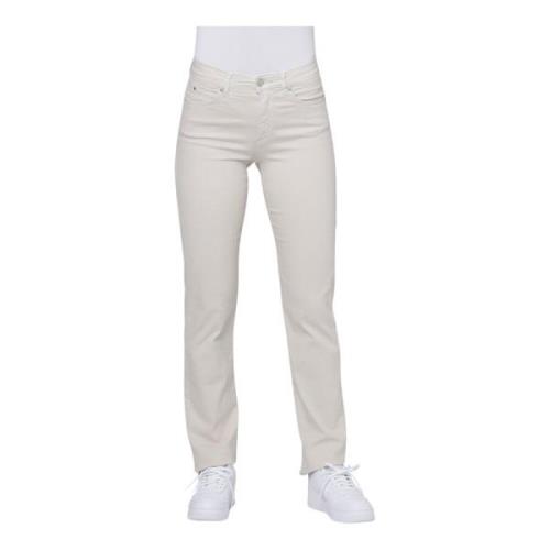 C.Ro Klassiska Slim-fit Jeans, Regular till Löst Beige, Dam