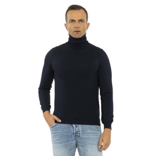 Zanone Turtlenecks Blue, Herr