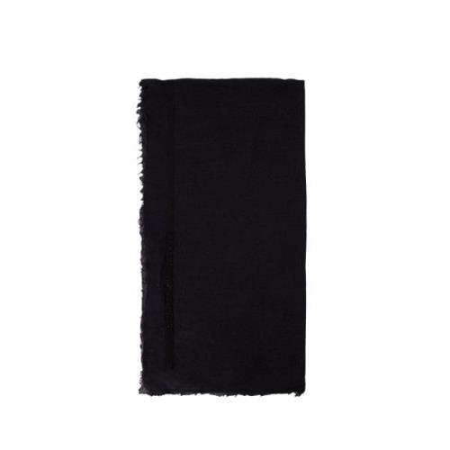 Ann Demeulemeester Winter Scarves Black, Dam