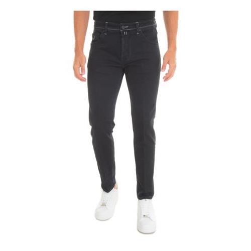 Jacob Cohën Slim Fit Denim Jeans Black, Herr