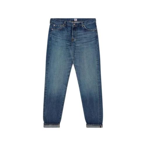 Edwin Straight Jeans Blue, Herr