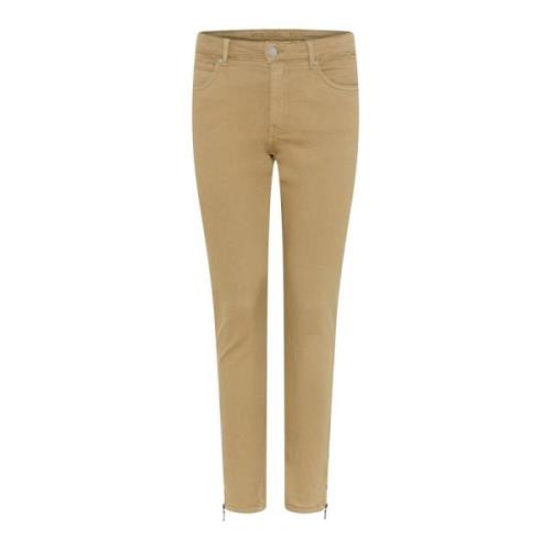 C.Ro Magic Fit Skinny Jeans Beige, Dam