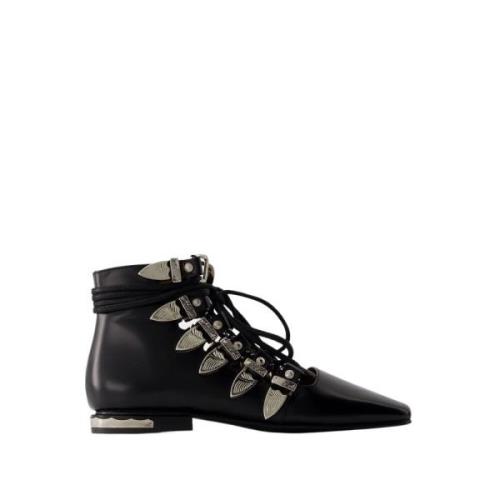 Toga Pulla Ankle Boots Black, Dam