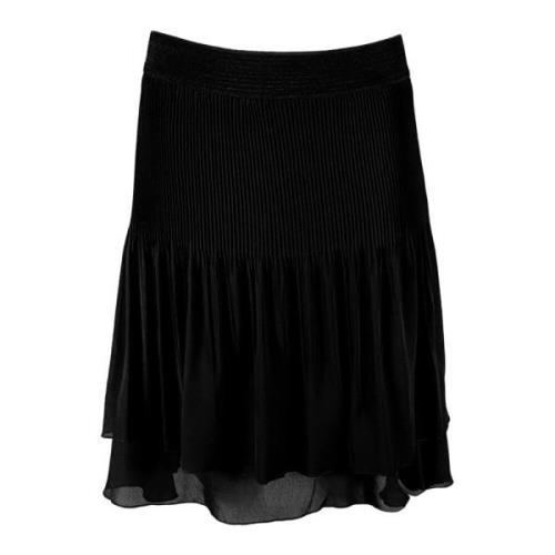 2-Biz Midi Kjol Black, Dam