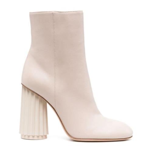 AGL Elegant Softy Heel Bootie White, Dam