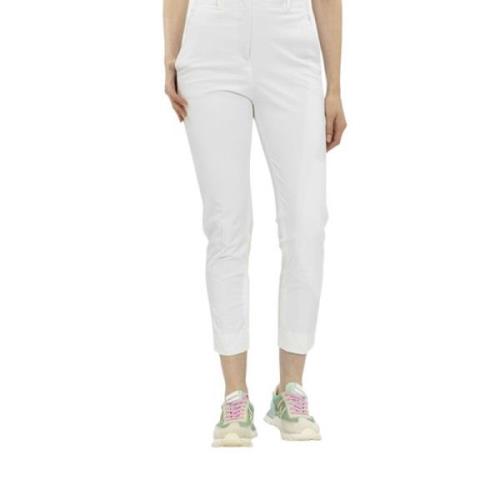 Incotex Cropped Trousers White, Dam