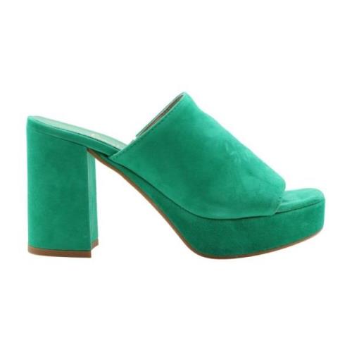 E mia High Heel Sandals Green, Dam